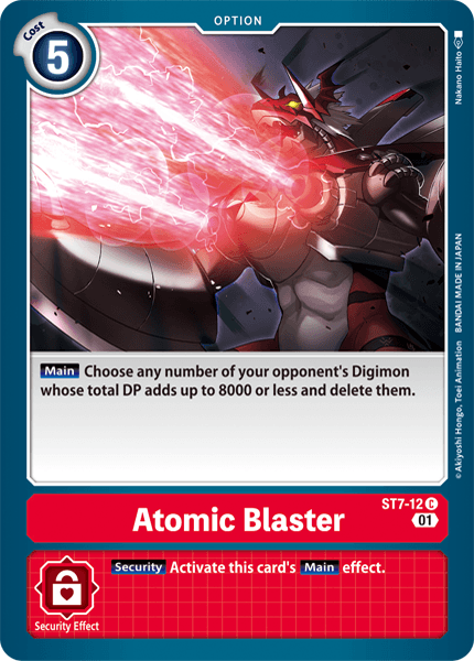 Atomic Blaster (ST7-12) | DigimonCardGame Wiki | Fandom
