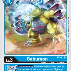 digimon gabumon card Gabumon [P-003] (Rainbow Foil) [Promotional Cards] main image 1