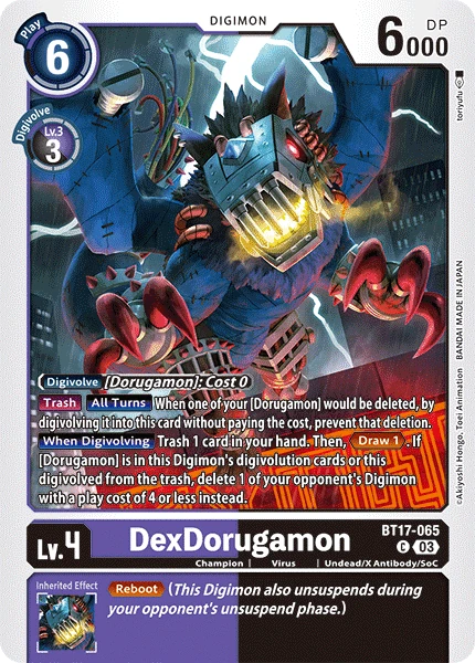 DexDorugamon (BT17-065) | DigimonCardGame Wiki | Fandom