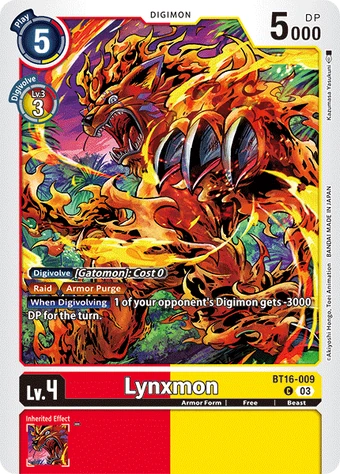 Lynxmon (BT16-009) | DigimonCardGame Wiki | Fandom