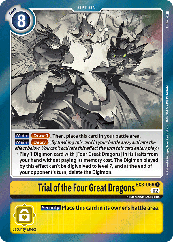 Trial of the Four Great Dragons (EX3-069) | DigimonCardGame
