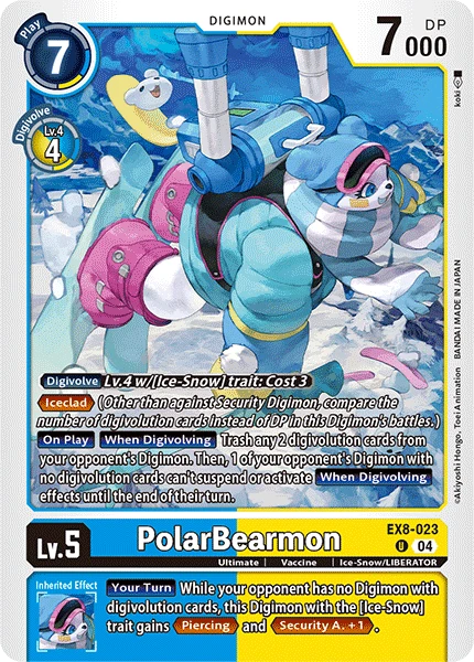PolarBearmon (EX8-023) | DigimonCardGame Wiki | Fandom PolarBearmon (EX8-023) | DigimonCardGame Wiki | Fandom