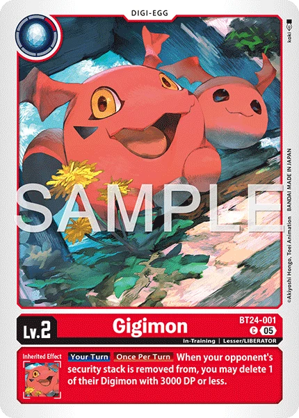 Gigimon (BT24-001) | DigimonCardGame Wiki | Fandom Gigimon (BT24-001) | DigimonCardGame Wiki | Fandom