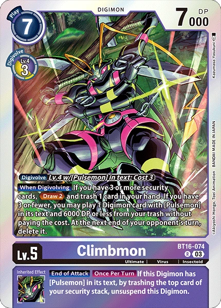 Climbmon (BT16-074) | DigimonCardGame Wiki | Fandom