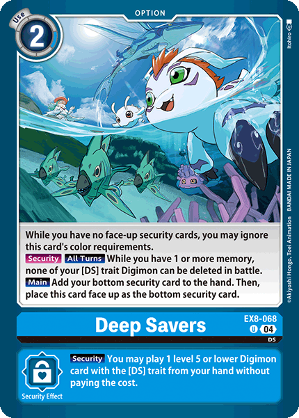 Deep Savers (EX8-068) | DigimonCardGame Wiki | Fandom