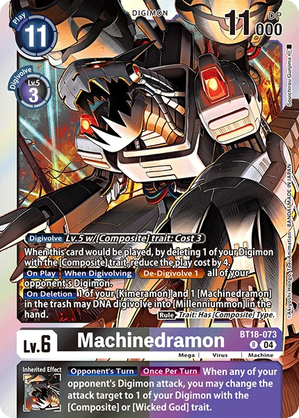 Machinedramon (BT18-073) | DigimonCardGame Wiki | Fandom