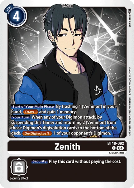 Zenith (BT18-092) | DigimonCardGame Wiki | Fandom