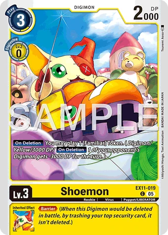 Shoemon (EX11-019) | DigimonCardGame Wiki | Fandom