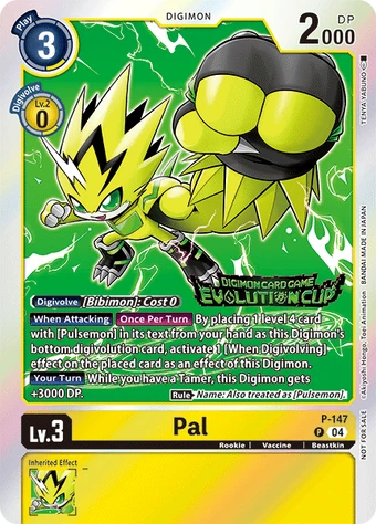 Pal (P-147) | DigimonCardGame Wiki | Fandom