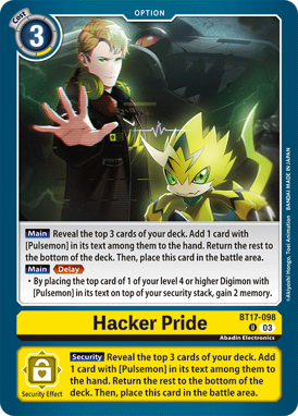 BT17-098/Rulings | DigimonCardGame Wiki | Fandom