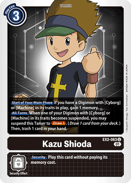 Kazu Shioda (EX2-063) | DigimonCardGame Wiki | Fandom