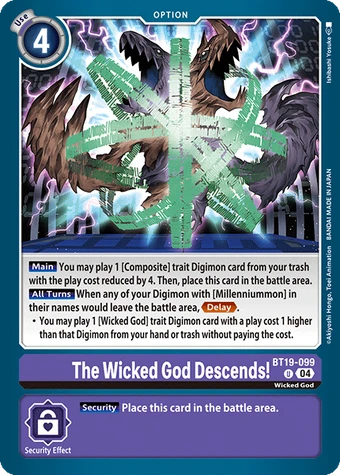 The Wicked God Descends! (BT19-099) | DigimonCardGame Wiki | Fandom