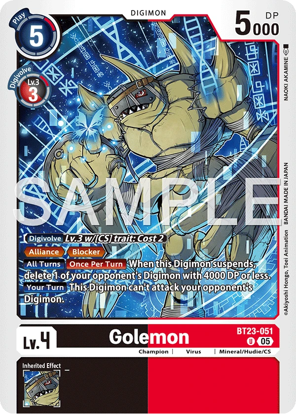 Golemon (BT23-051) | DigimonCardGame Wiki | Fandom