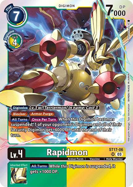 Rapidmon (ST17-06) | DigimonCardGame Wiki | Fandom