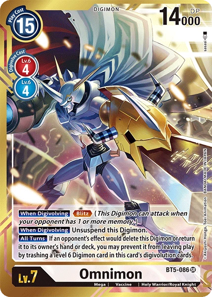 omnimon digimon card game Omnimon Alter-S [BT3-112] (Alternate Art) [Release Special Booster Ver main image 1