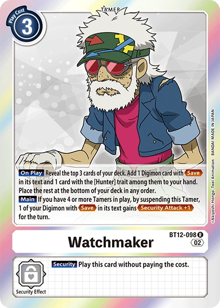 Watchmaker (BT12-098) | DigimonCardGame Wiki | Fandom