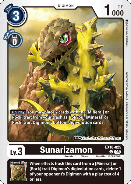 Sunarizamon (EX10-025) | DigimonCardGame Wiki | Fandom