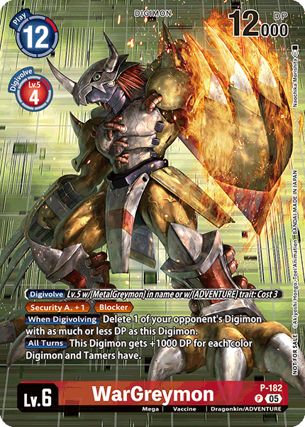 WarGreymon (P-182) | DigimonCardGame Wiki | Fandom