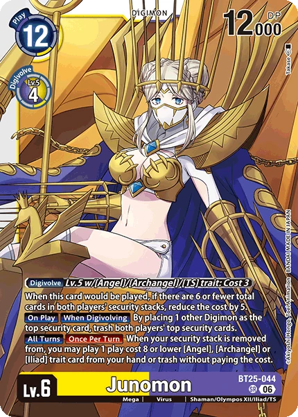Junomon (BT25-044) | DigimonCardGame Wiki | Fandom