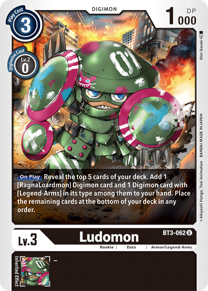 Ludomon (BT3-062), DigimonCardGame Wiki