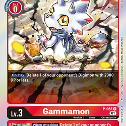 digimon card game gammamon Digimon Card Game Official Sleeves: Gammamon & Jellymon – Portals Games &  Comics main image 0
