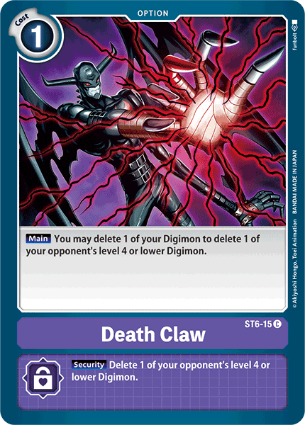 Death Claw (ST6-15) | DigimonCardGame Wiki | Fandom
