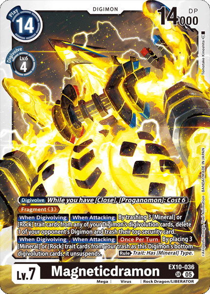 Magneticdramon (EX10-036) | DigimonCardGame Wiki | Fandom