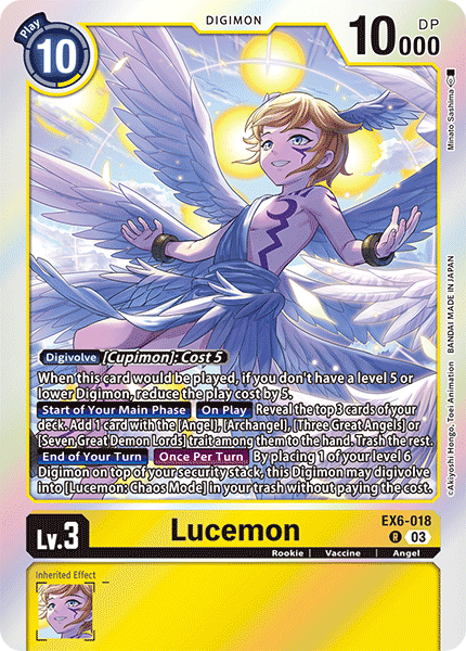 Lucemon (EX6-018) | DigimonCardGame Wiki | Fandom Lucemon (EX6-018) | DigimonCardGame Wiki | Fandom