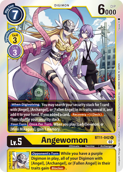 Angewomon (BT11-042) | DigimonCardGame Wiki | Fandom