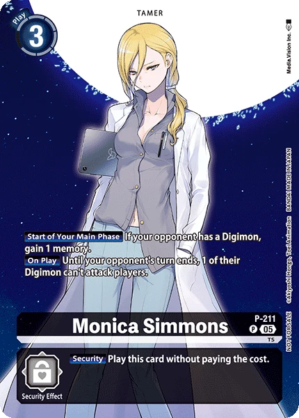Monica Simmons (P-211) | DigimonCardGame Wiki | Fandom