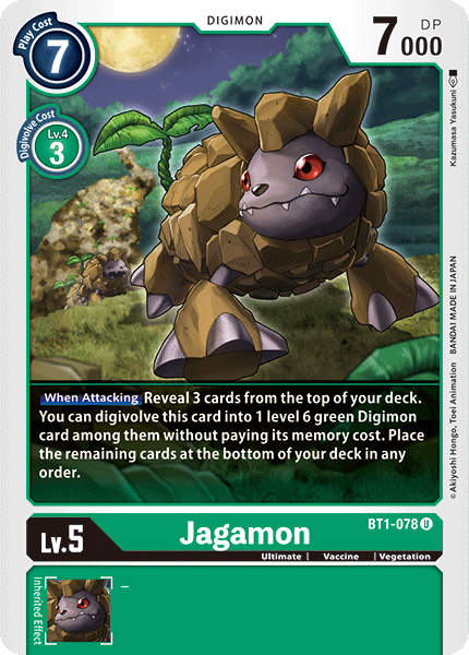 Jagamon (BT1-078) | DigimonCardGame Wiki | Fandom