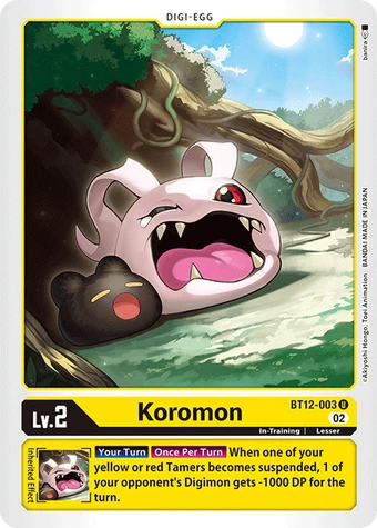 その他 koromin Koromon (BT12-003) | DigimonCardGame Wiki | Fandom