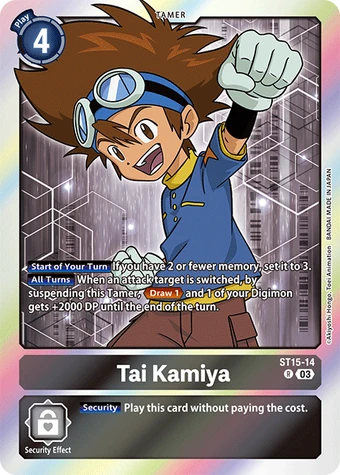 ダミーカート Tai Kamiya (ST15-14) | DigimonCardGame Wiki | Fandom