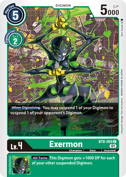 Exermon (BT8-050) | DigimonCardGame Wiki | Fandom