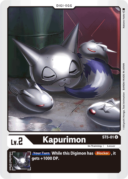 Kapurimon (ST5-01) | DigimonCardGame Wiki | Fandom