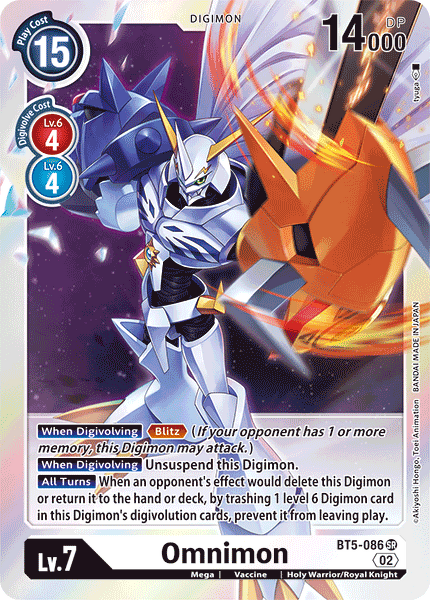 Omnimon (BT5-086) | DigimonCardGame Wiki | Fandom
