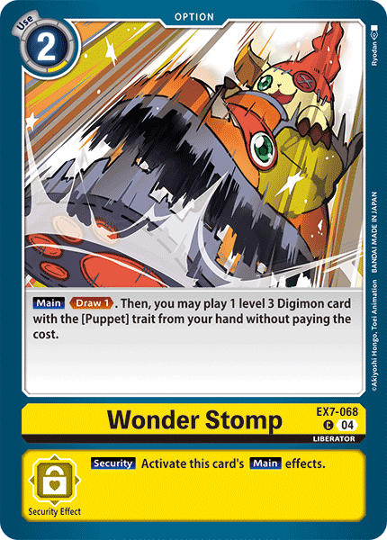 Wonder Stomp (EX7-068) | DigimonCardGame Wiki | Fandom Wonder Stomp (EX7-068) | DigimonCardGame Wiki | Fandom