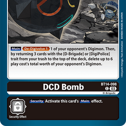 BT14-098 DCD Bomb – BAN-TYO TCG