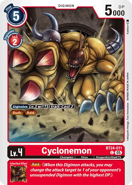 Cyclonemon (BT24-011) | DigimonCardGame Wiki | Fandom
