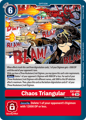 Chaos Triangular (EX7-066) | DigimonCardGame Wiki | Fandom