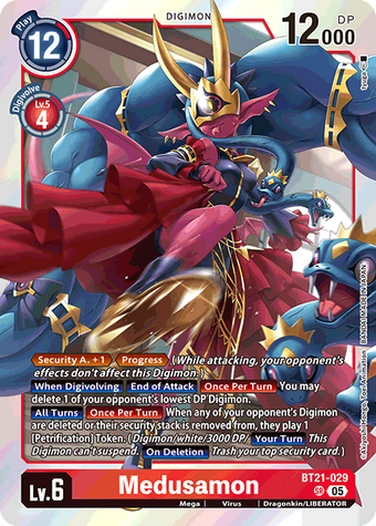 Medusamon (BT21-029) | DigimonCardGame Wiki | Fandom