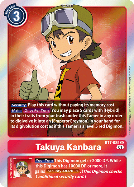 Takuya Kanbara (BT7-085) | DigimonCardGame Wiki | Fandom