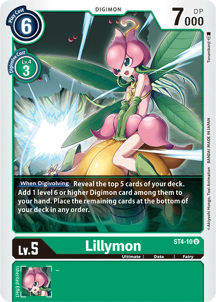 Lillymon (ST4-10) | DigimonCardGame Wiki | Fandom