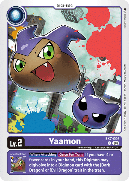 Yaamon (EX7-006) | DigimonCardGame Wiki | Fandom