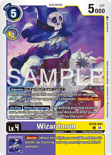 Wizardmon (EX10-041) | DigimonCardGame Wiki | Fandom