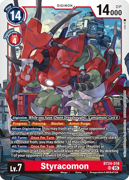 Styracomon (BT24-018) | DigimonCardGame Wiki | Fandom