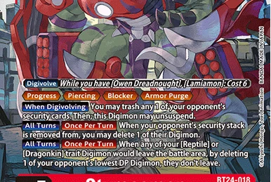 Owen Dreadnought (BT18-087) | DigimonCardGame Wiki | Fandom