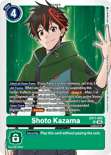 Shoto Kazama (EX11-062) | DigimonCardGame Wiki | Fandom