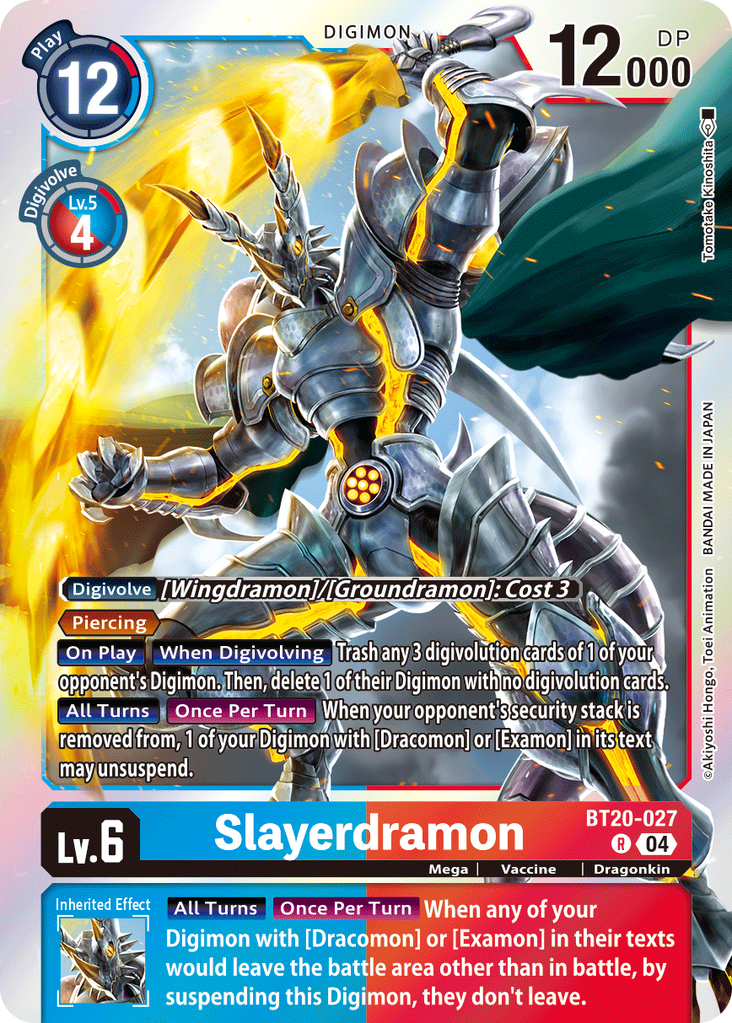 Slayerdramon (BT20-027) | DigimonCardGame Wiki | Fandom
