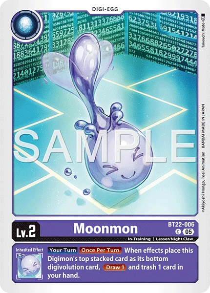 Moonmon (BT22-006) | DigimonCardGame Wiki | Fandom